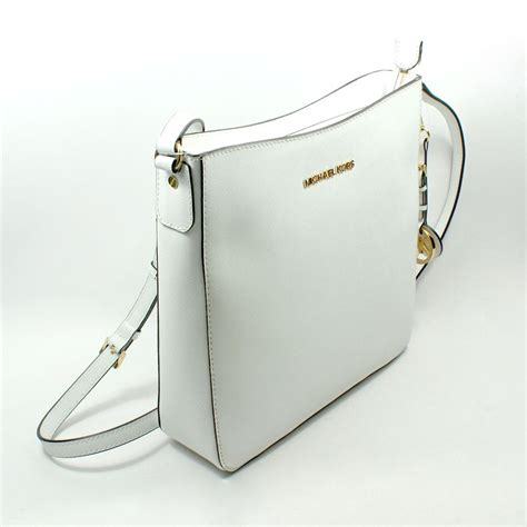 michael kors jetset travel md white|michael kors crossbody bag.